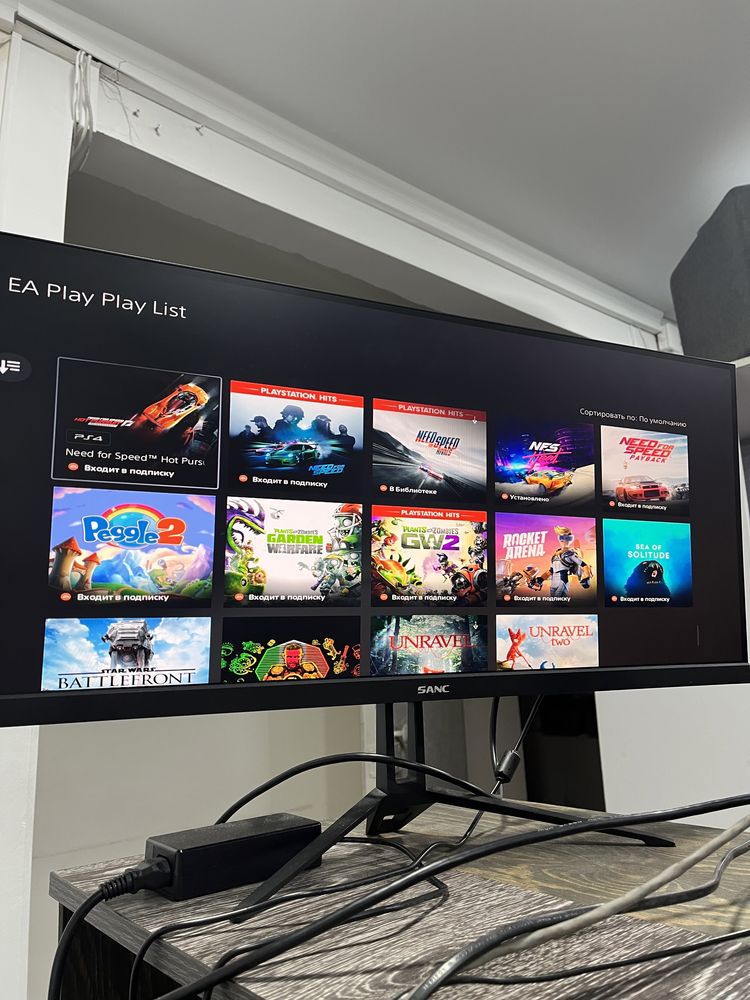 Ps5 в отличном состоянии 2 джостика ps+ extra 400 игр на год