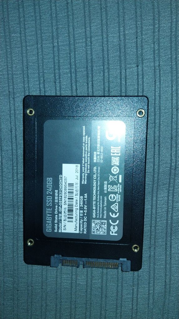SSD Gigabyte 240GB