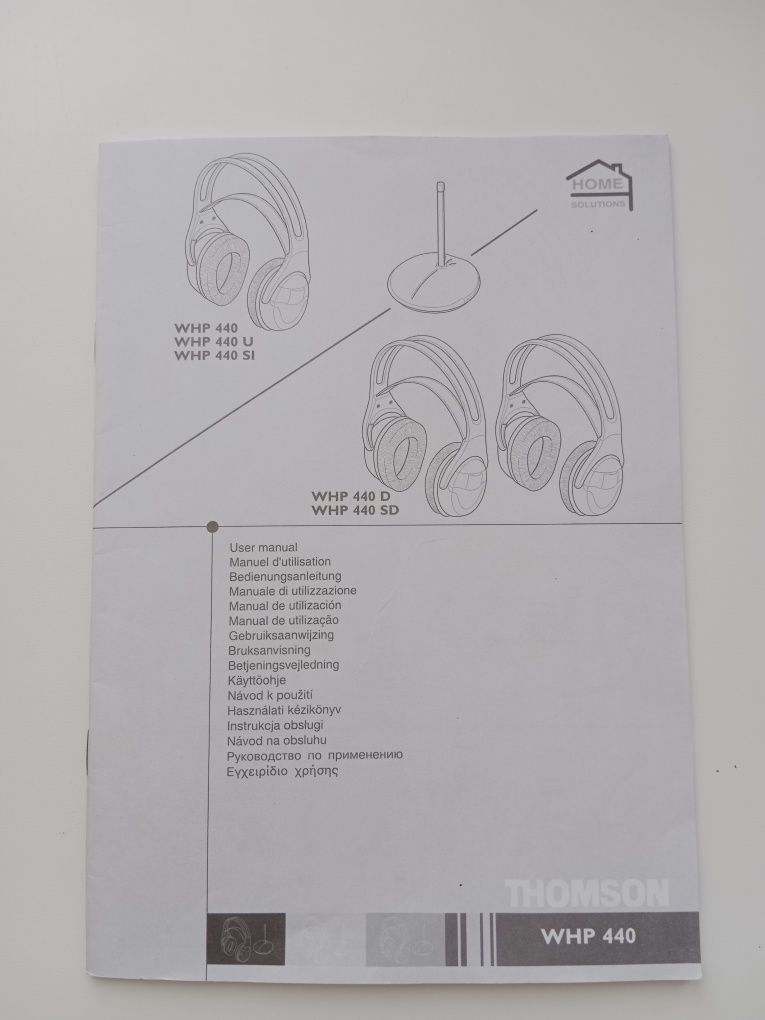 Продам стерео наушники THOMPSON WHP 440