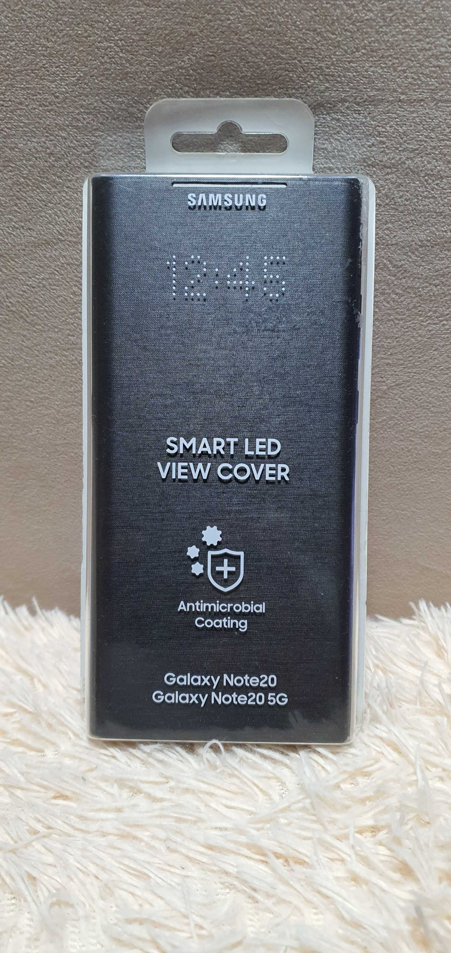 Оригинал новый чехол Samsung Note20 Smart led