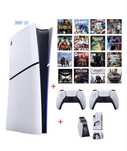 Sony Playstation 5, 4 игры,  2 джостик
