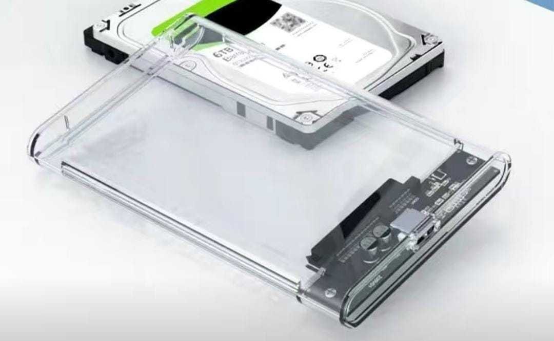 Пластиковый корпус для внешнего жесткого диска (HDD или SSD)