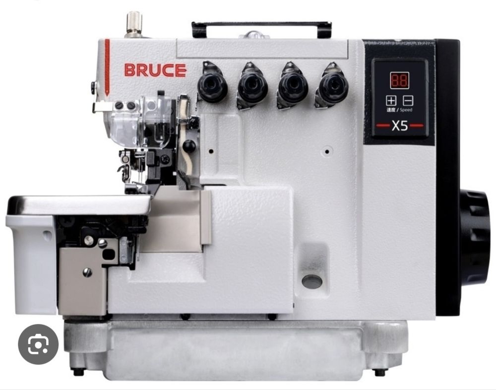 Оверлок Bruce X5S-4-M03/333 серый