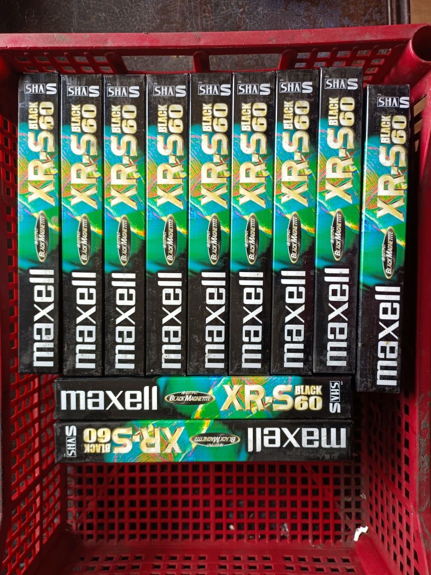 Видеокассеты новые s-vhs Maxell
