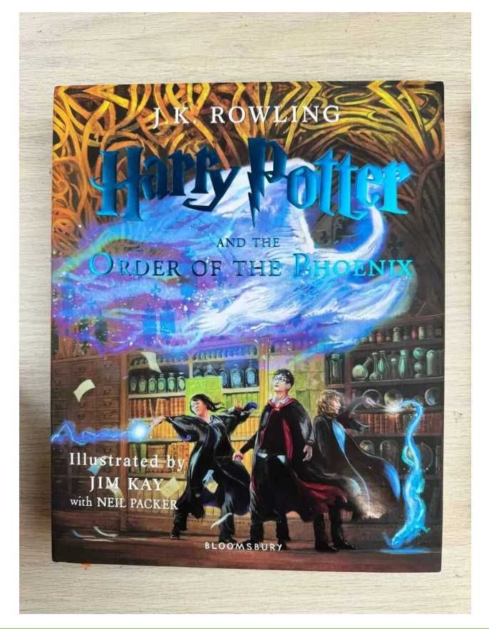 Гарри Поттер на Английском 5 книг. Harry Potter set 5 Books Jim Kay
