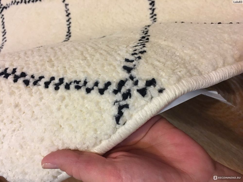 Ковер икеа ikea белый