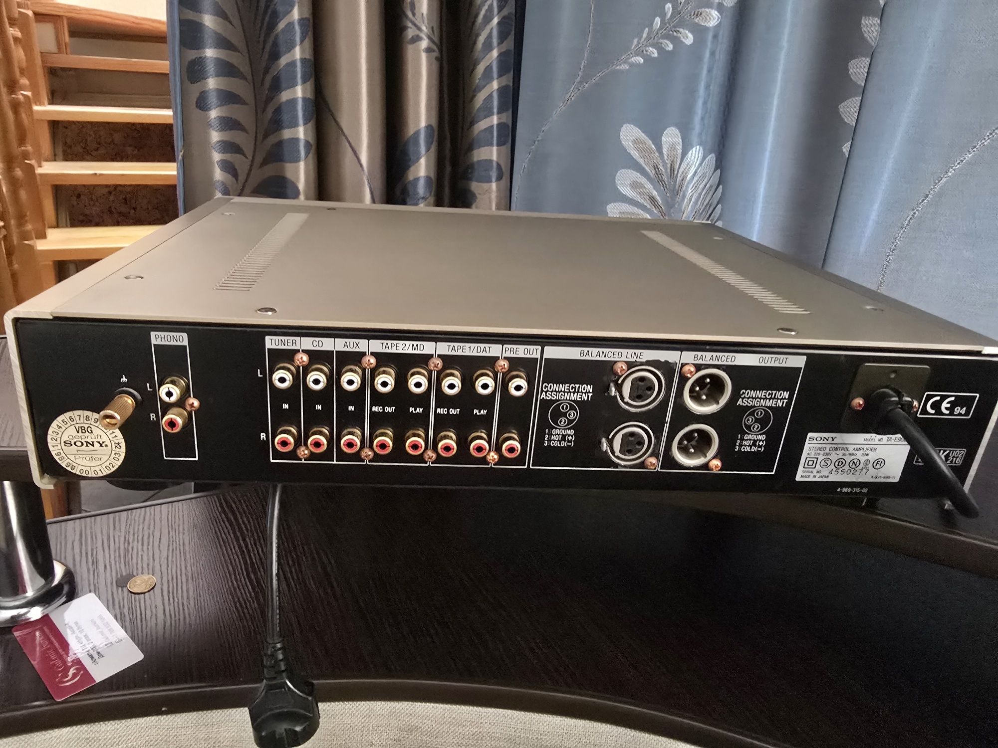 Предусилитель Sony ta e90 es
