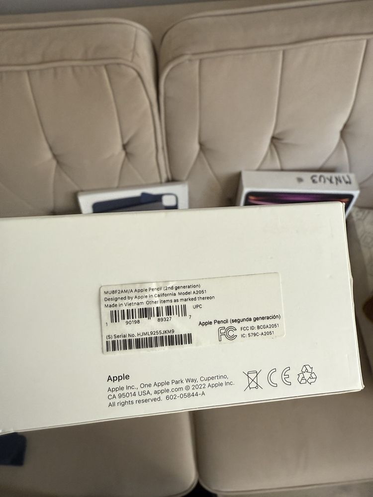 Ipad pro 12.9 6 gen m2 512 ssd wifi + apple pencil 2