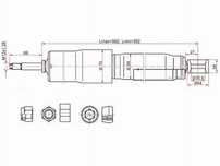 Амортизатор задний  Toyota Land cruiser