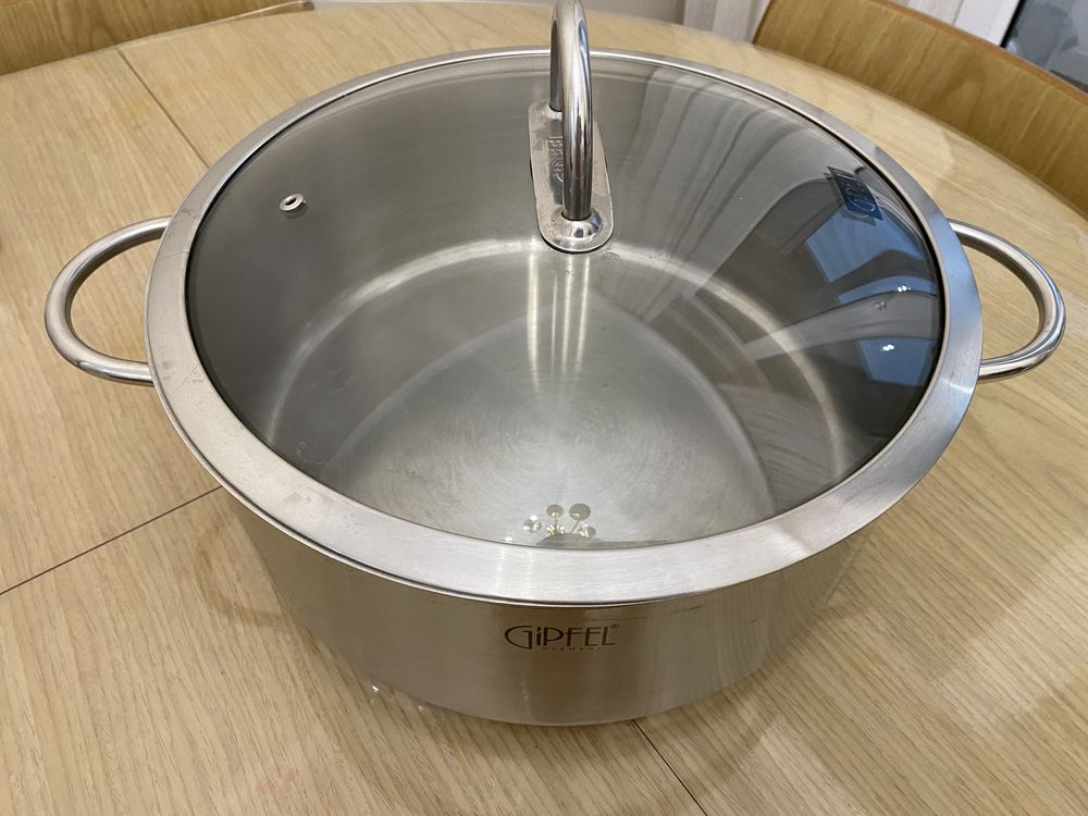 Кастрюля из нержавеющей стали Gipfel Signo 10 л