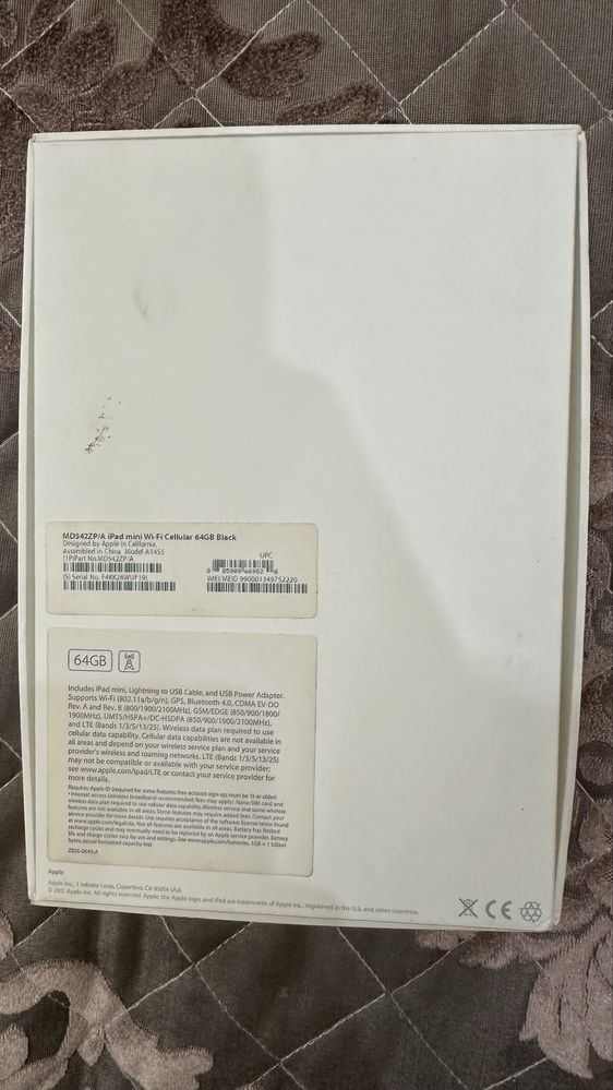 IPad mini WI-FI Cellular 64GB Black