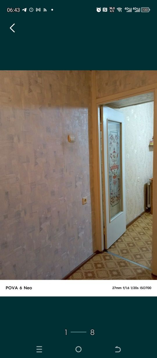 Продам 2х комнатную 48 кв.м, теплая, чистая 3 этаж