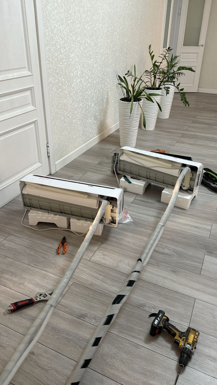 Установка кондиционера