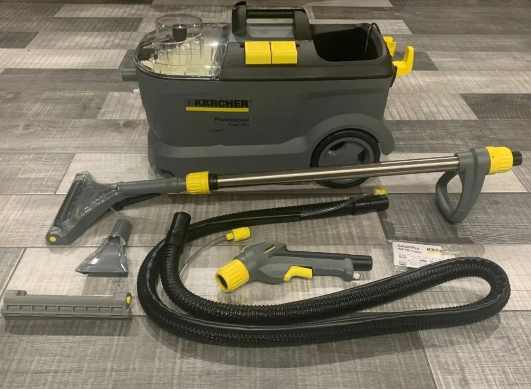 Аренда моющего пылесоса karcher puzzi 10/1 и Пароочистителя Karher