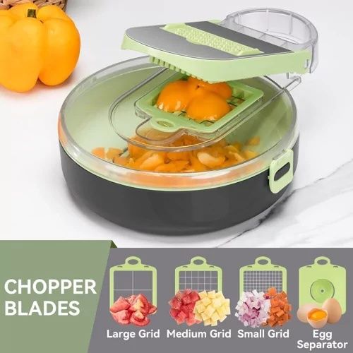 Овощерезка-терка-шинковка Badelite Vegetable Cutter с чашей {9 насадок