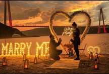 Оформление Happy birthday.Marry me.