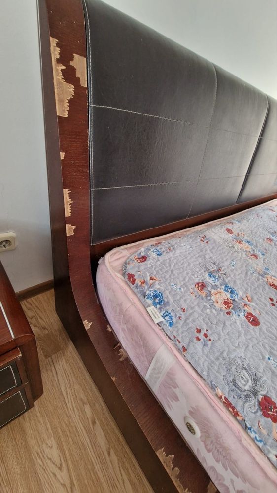 2 спальная кровать с мебелью