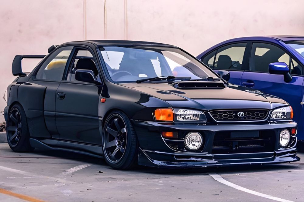 Расширение в стиле 22B на задние крылья и двери Subaru Impreza GC/GF
