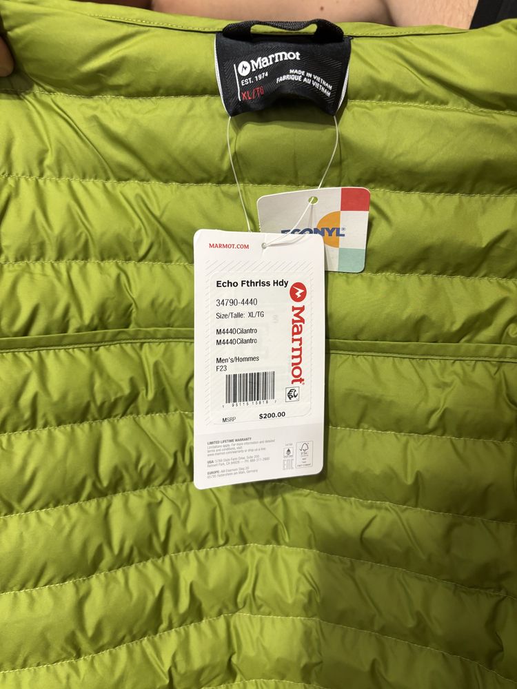 Куртка весна/осень брэнд Marmot. Размер XL