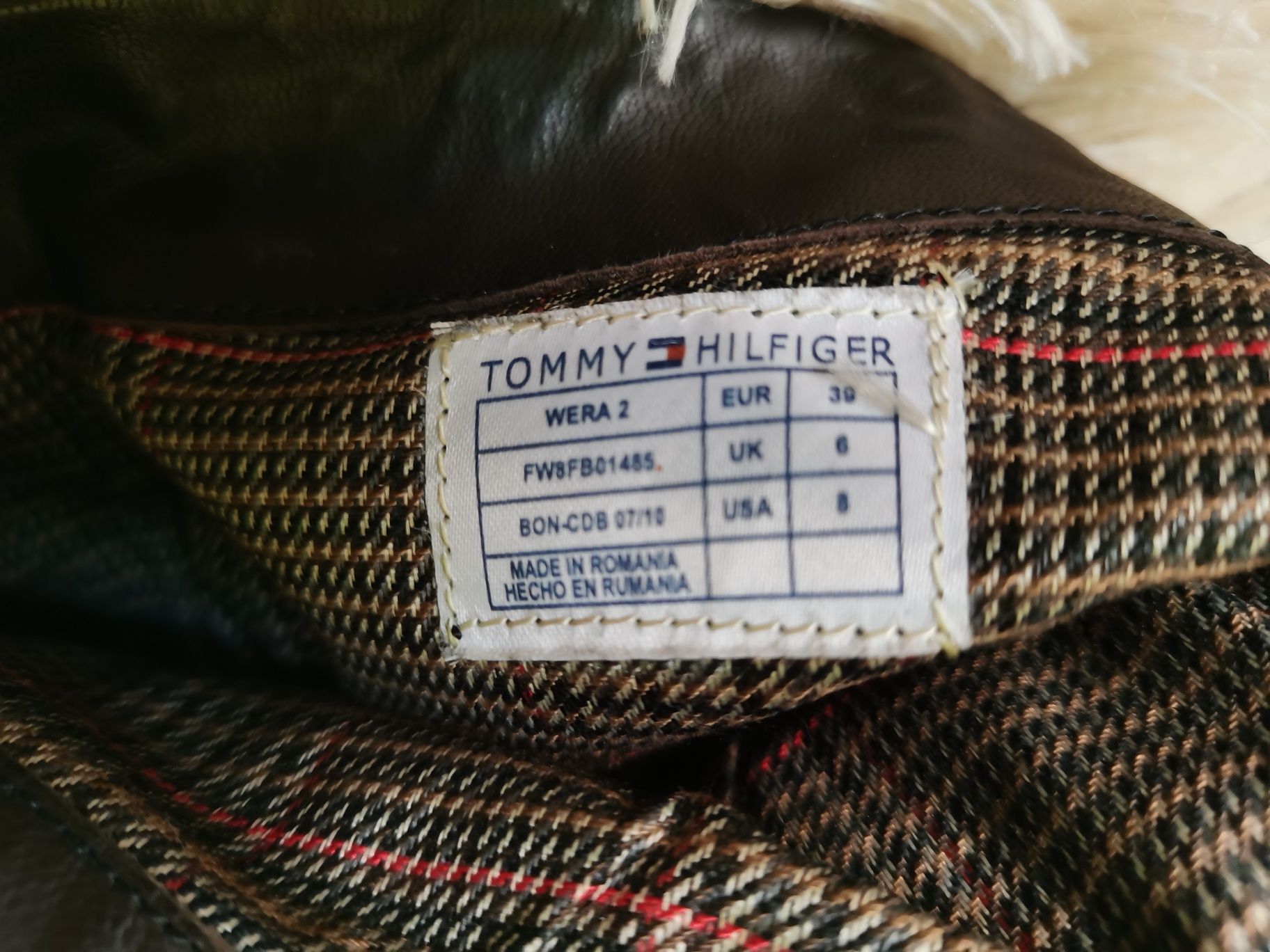 Сапоги tommy hilfiger 39 размер