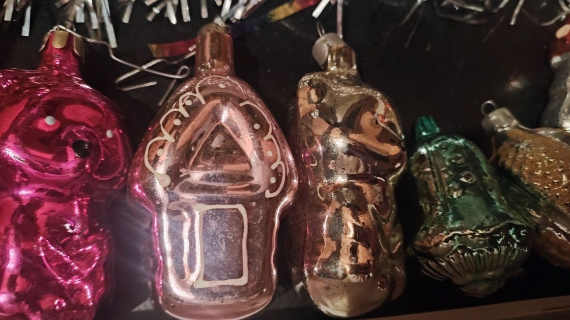 Ёлочные новогодние игрушки СССР