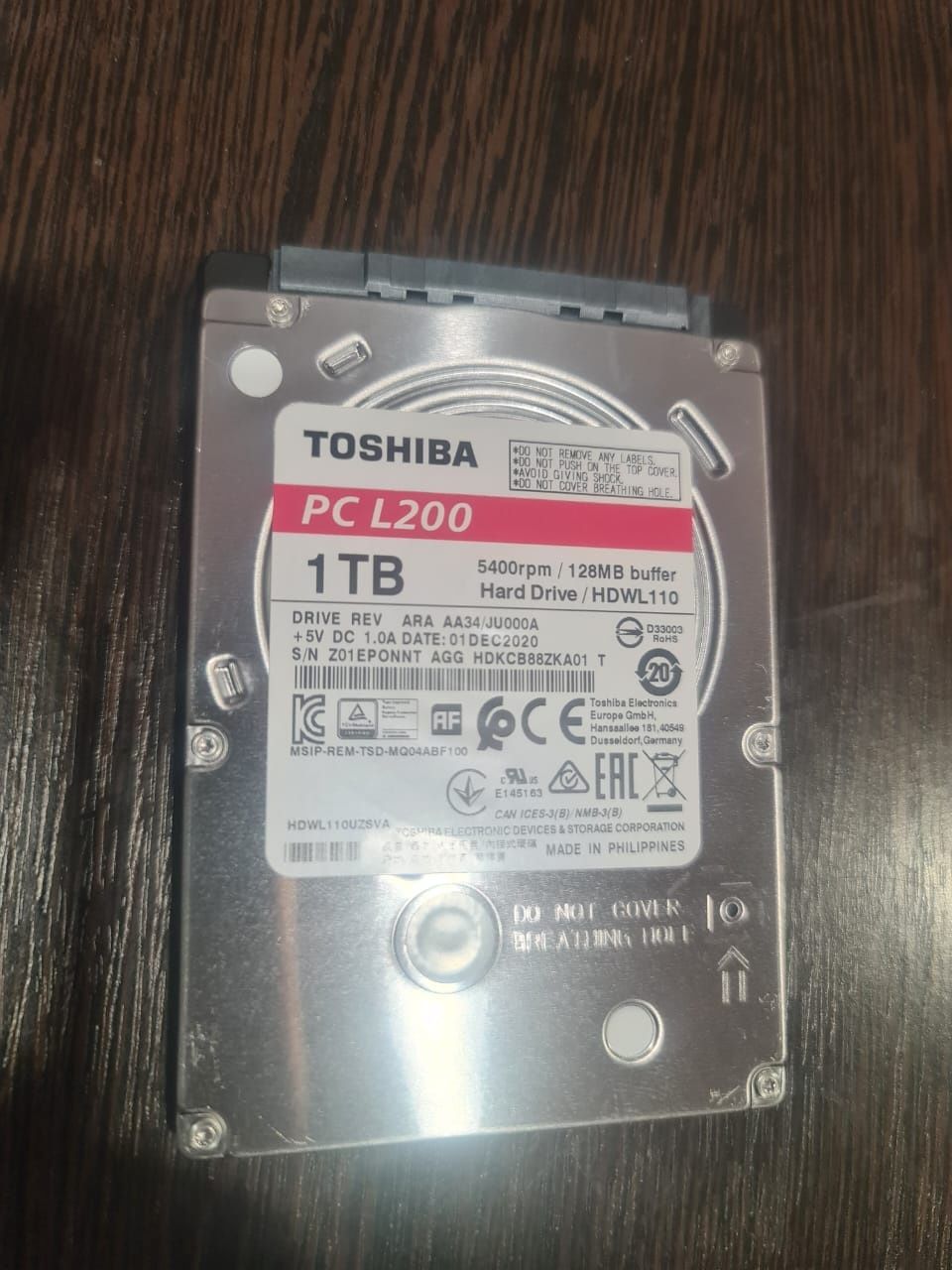 Продам новый жёсткий диск seagate терабайт