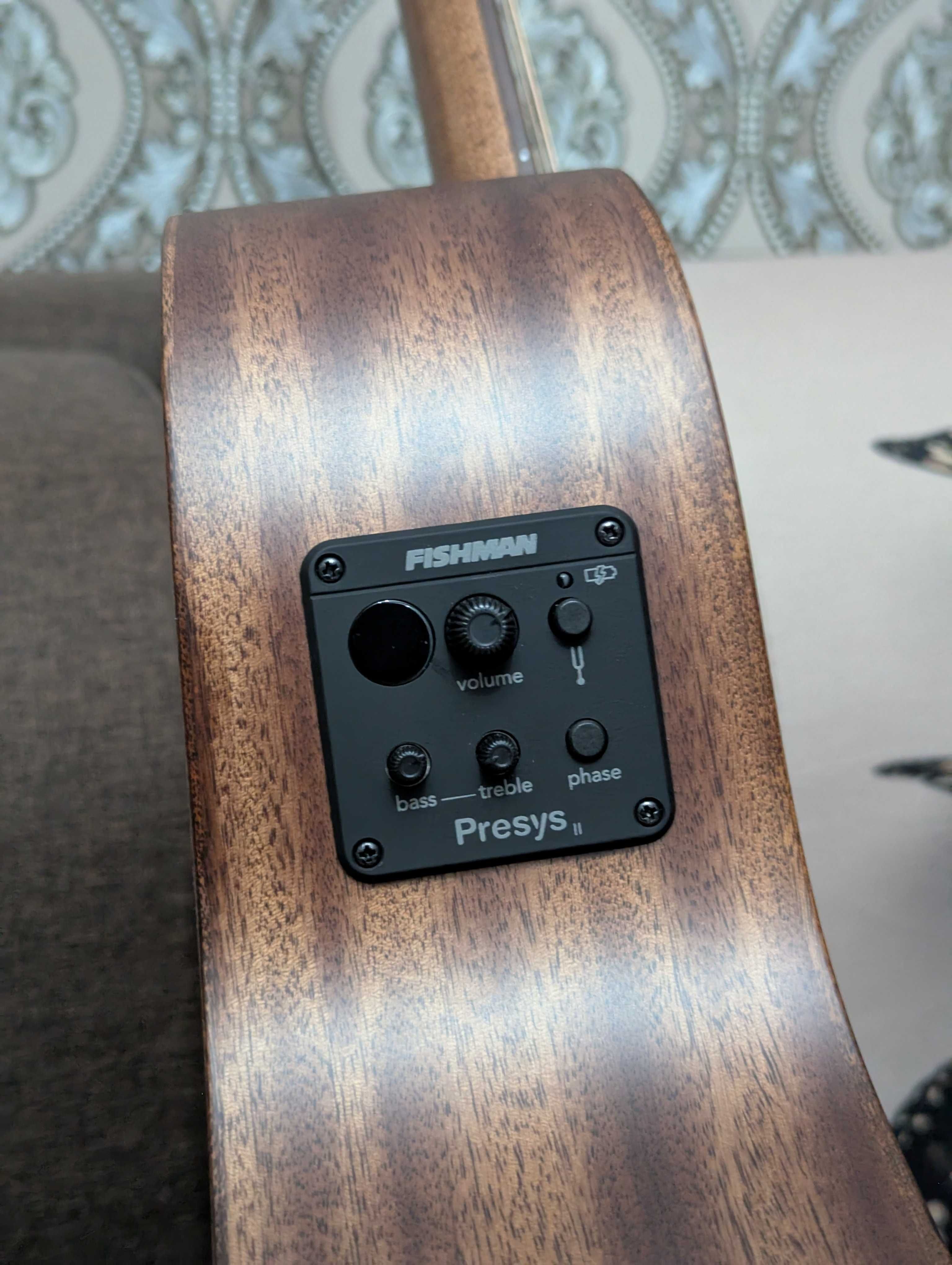 Гитара полностью массив акустическая Harley Benton CLA-15MCE SolidWood