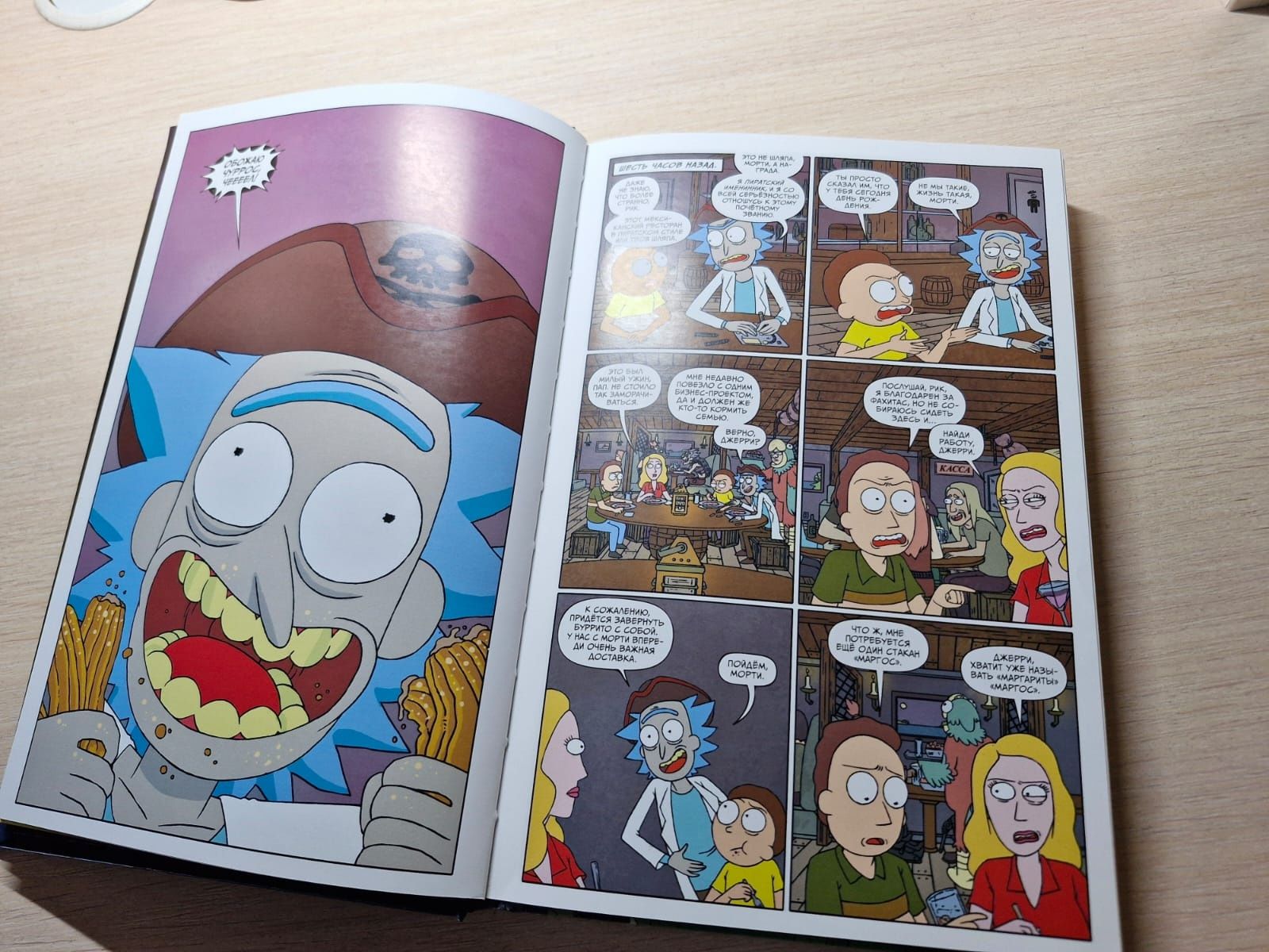 Книга, комикс Rick and morty