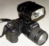 Sony Cybershot DSC-F828 с матрицей SuperHAD CCD и вспышкой