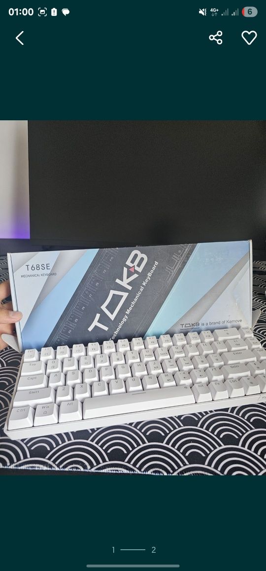 Продам механический клавиатура TMKB 68SE