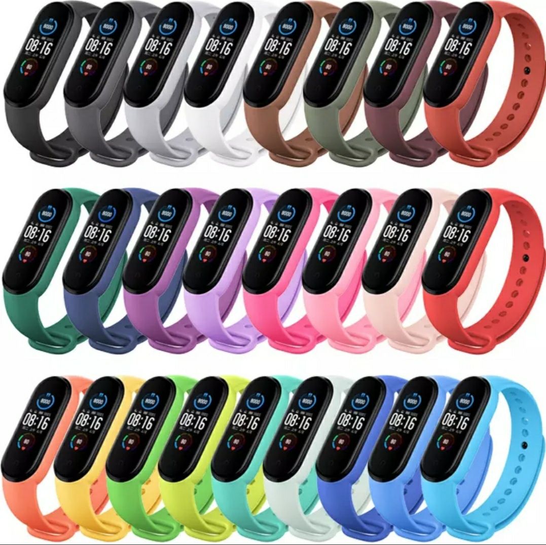 Ремешки (браслеты) для Mi band 3, 4, 5, 6, 7
