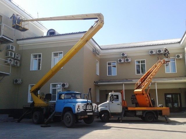 Услуги автовышки, АГП, заказ автовышки, аренда автовышки