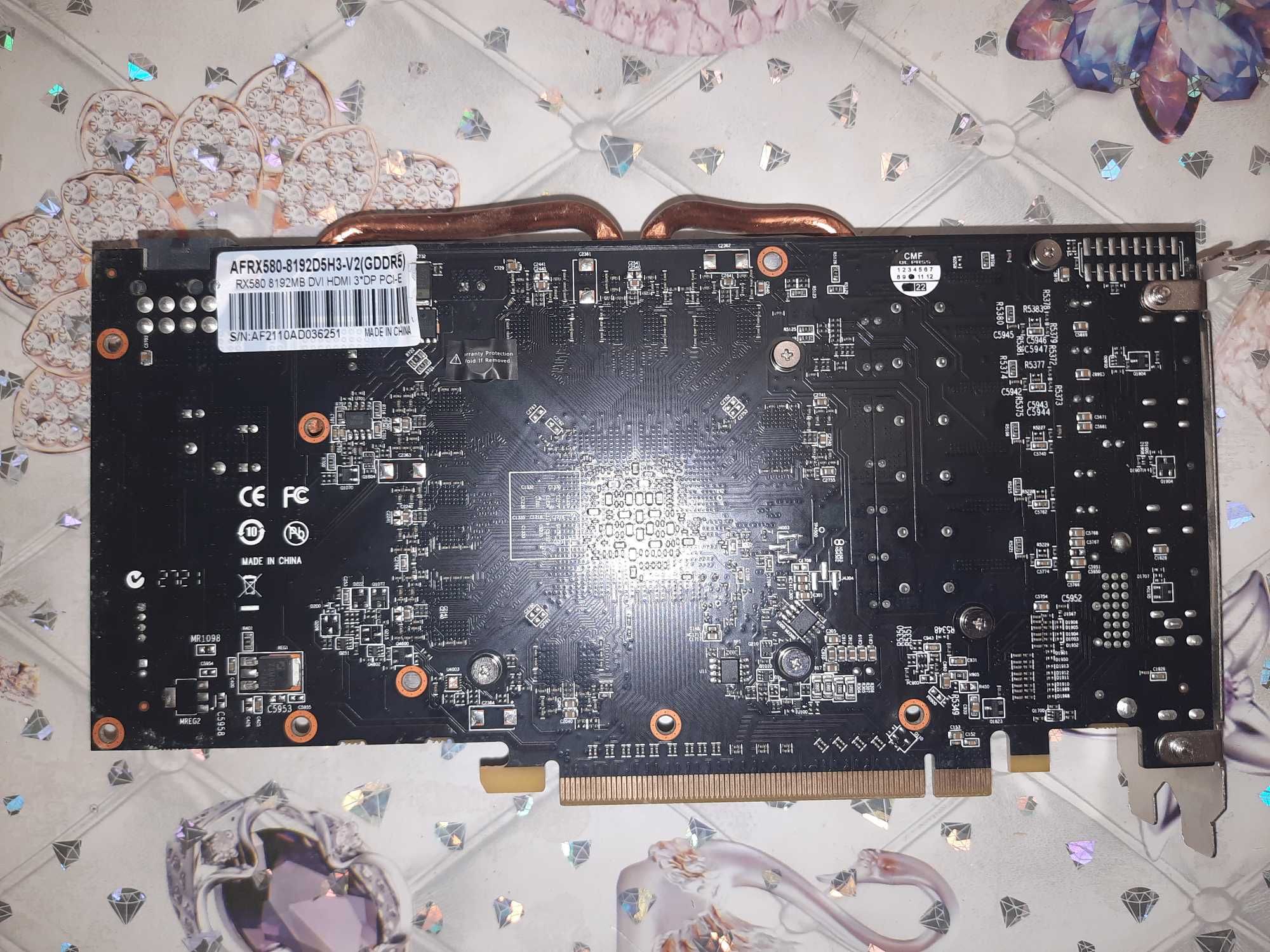 Видеокарта Afox RX 580  8 GB DDR5 256 bit игровой
