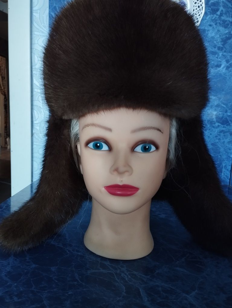 Шапки мужские норковые