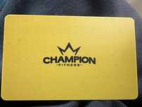 Абонемент на champion fitness