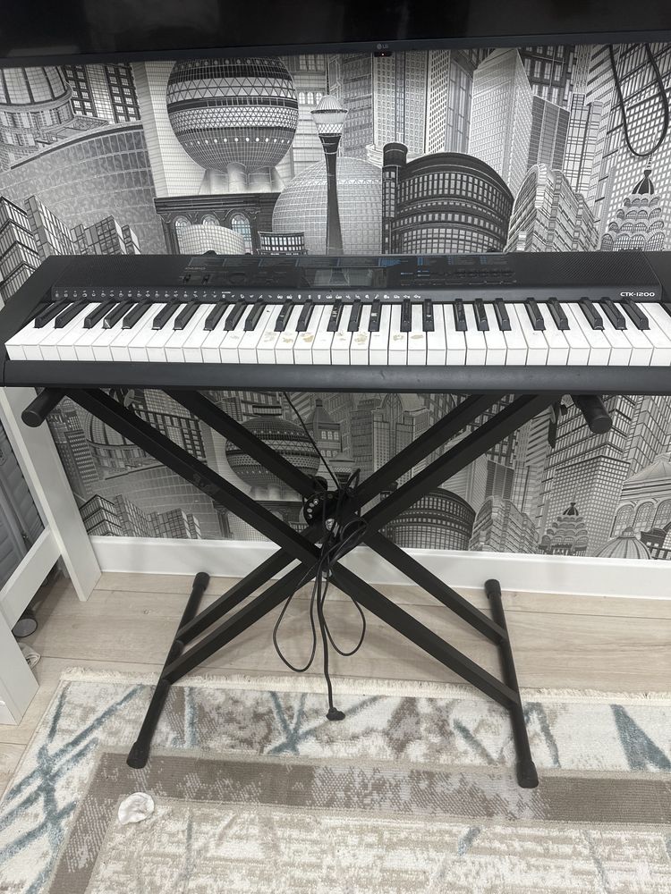 Синтезатор casio CTK-1200 сатылады. Продается синтезатор casio