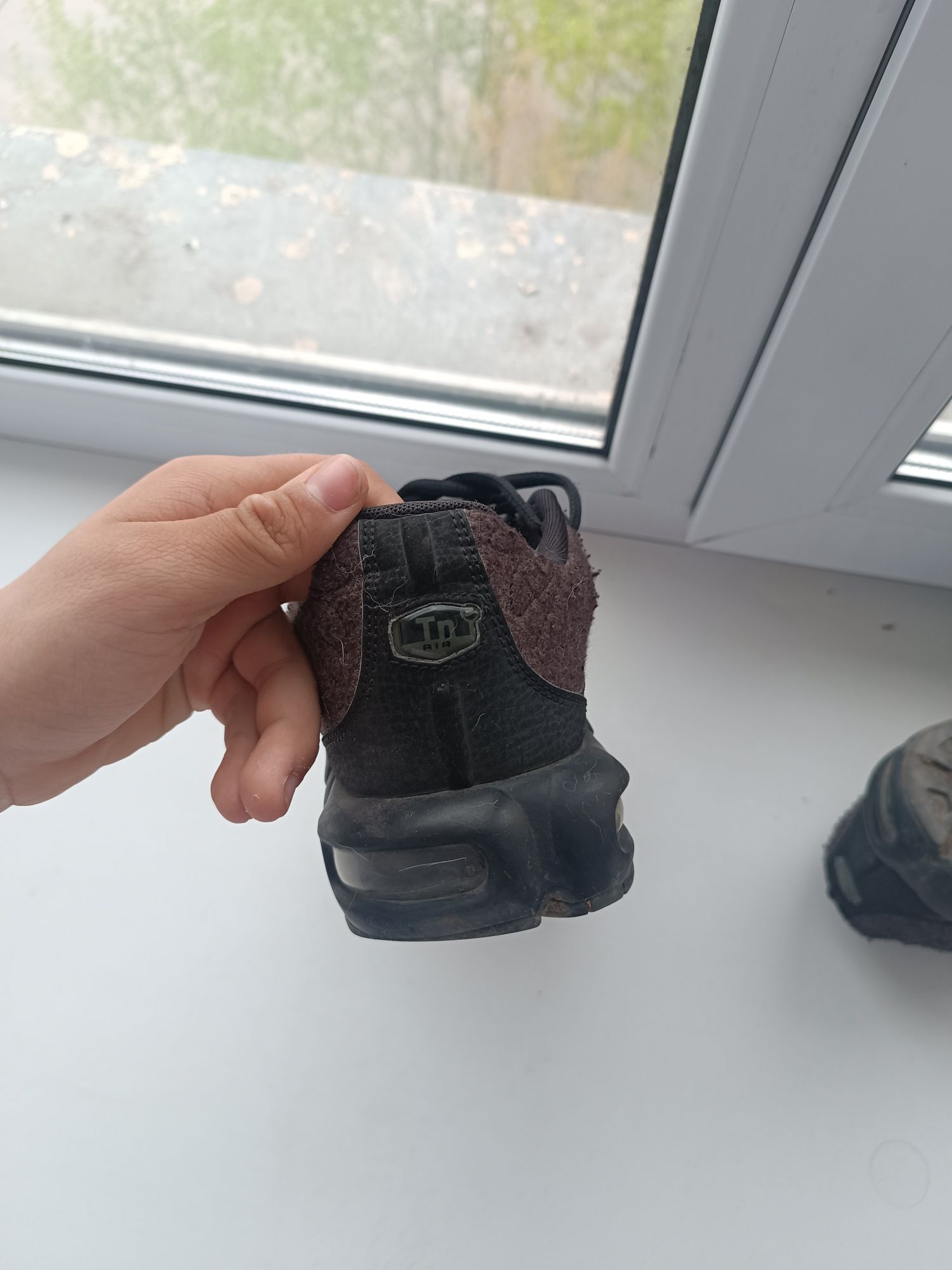 Рарные nike air max plus quilted black trainers