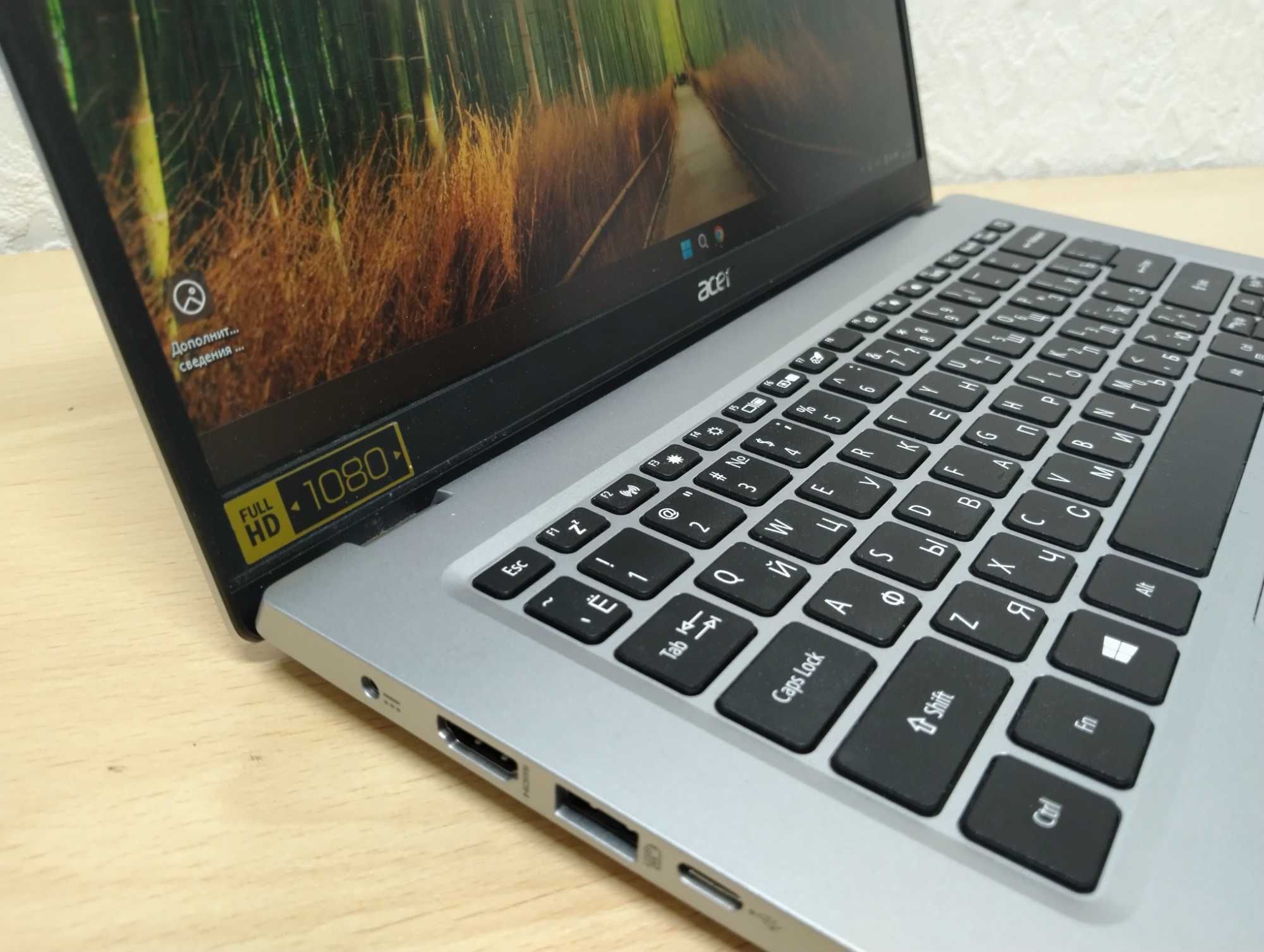 Acer Swift 1 Laptop 14" IPS 2021 года ноутбук в идеале