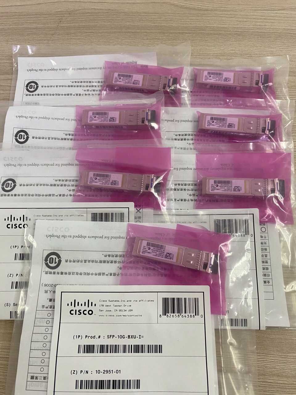 Оптический модуль (трансивер) Cisco SFP-10G-BXD-I (SFP-10G-BXU-I)