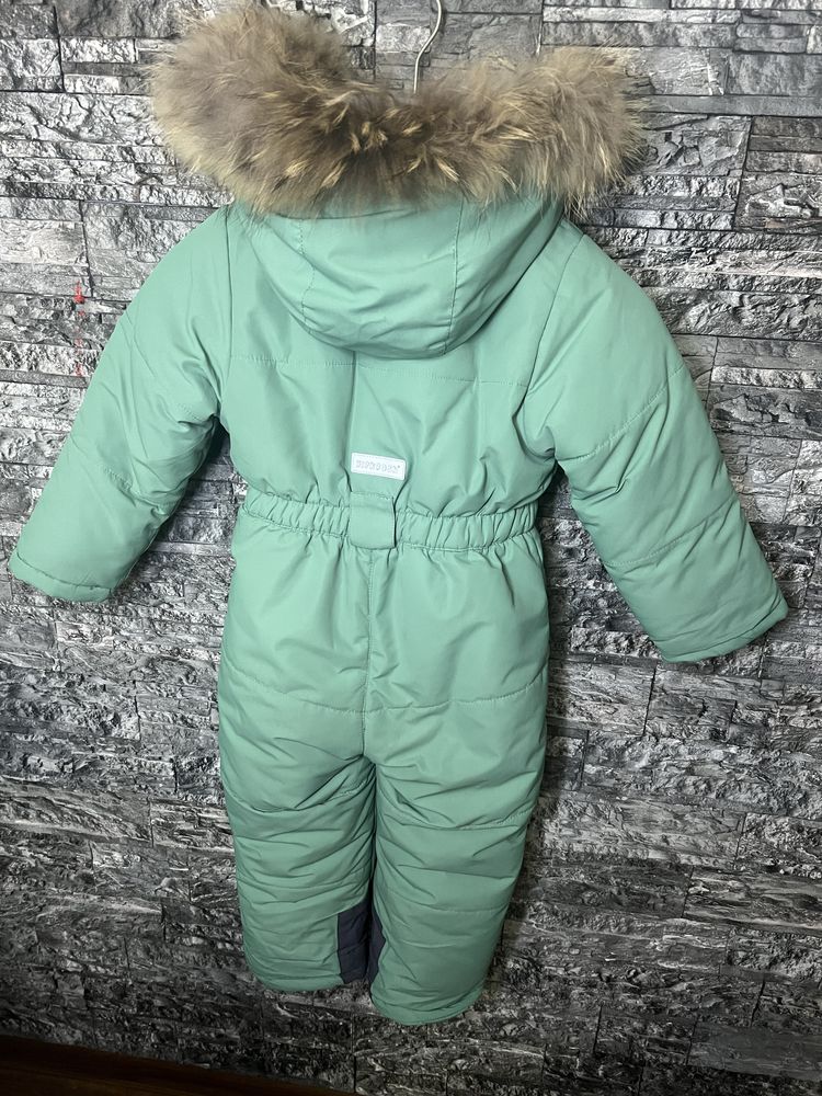Зимний комбинезон для мальчика, девочки, размер 110 см на 4-5 лет