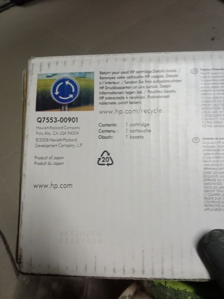 Продарм картридж  HP Q7553A на лазерный принтер