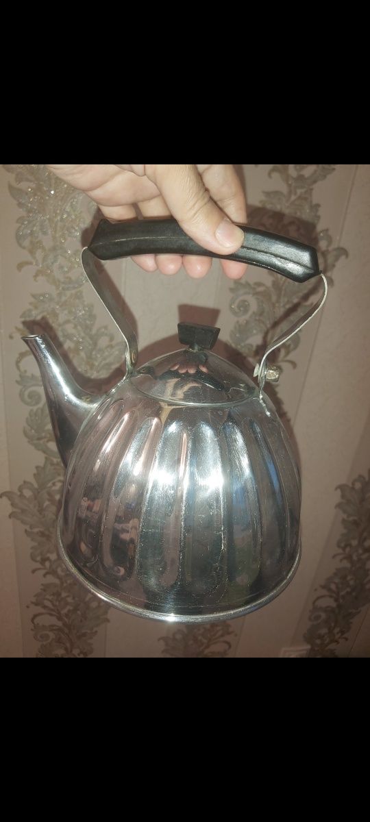 Чайники винтаж советские Латунь, толстостенные.