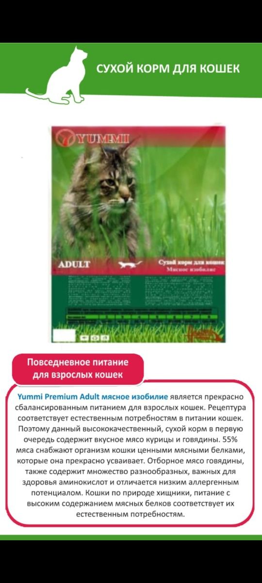 Корма для кошек и собак