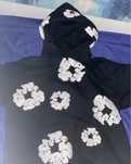 Denim tears Hoodie black and white