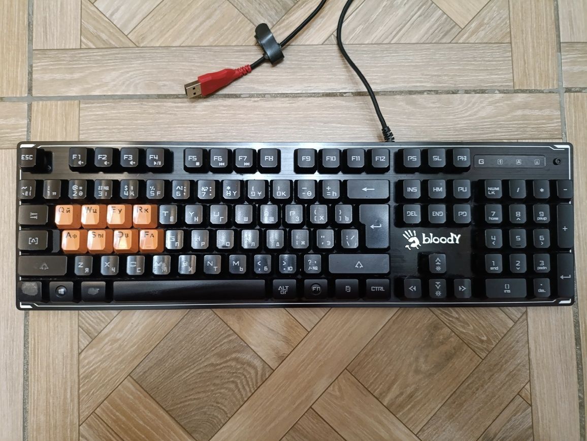 Клавиатуры bloody light strike rgb 25шт