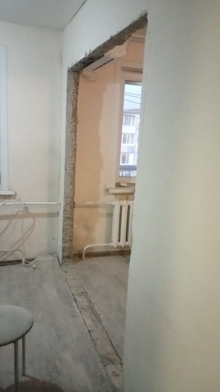 Демонтаж под ключ советской квартиры С вывозом мусора.Демонтаж Балкона