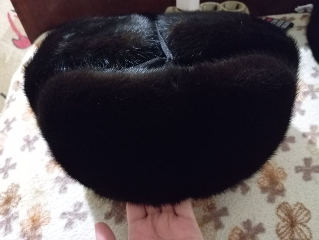 норковая ушанка мужская