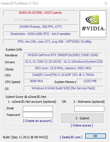 Видеокарта RTX 3080 10Gb