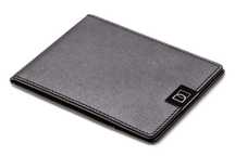 Самый тонкий в мире кожаный бумажник / портмоне Dun Wallet RFID.