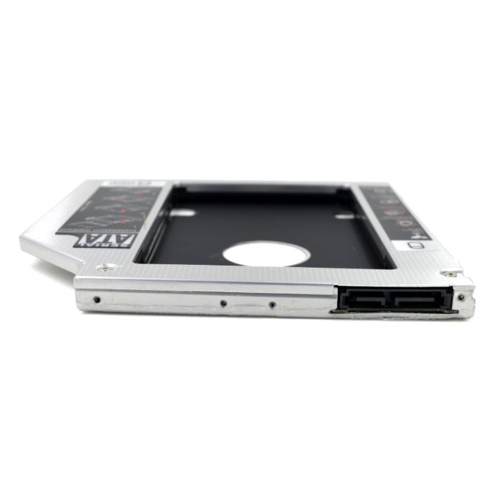 Переходник Caddy (Optibay) для HDD/SSD в привод ноутбука 9.5 и 12.7 мм